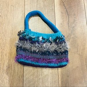 Handmade Knit Cute tiny purse